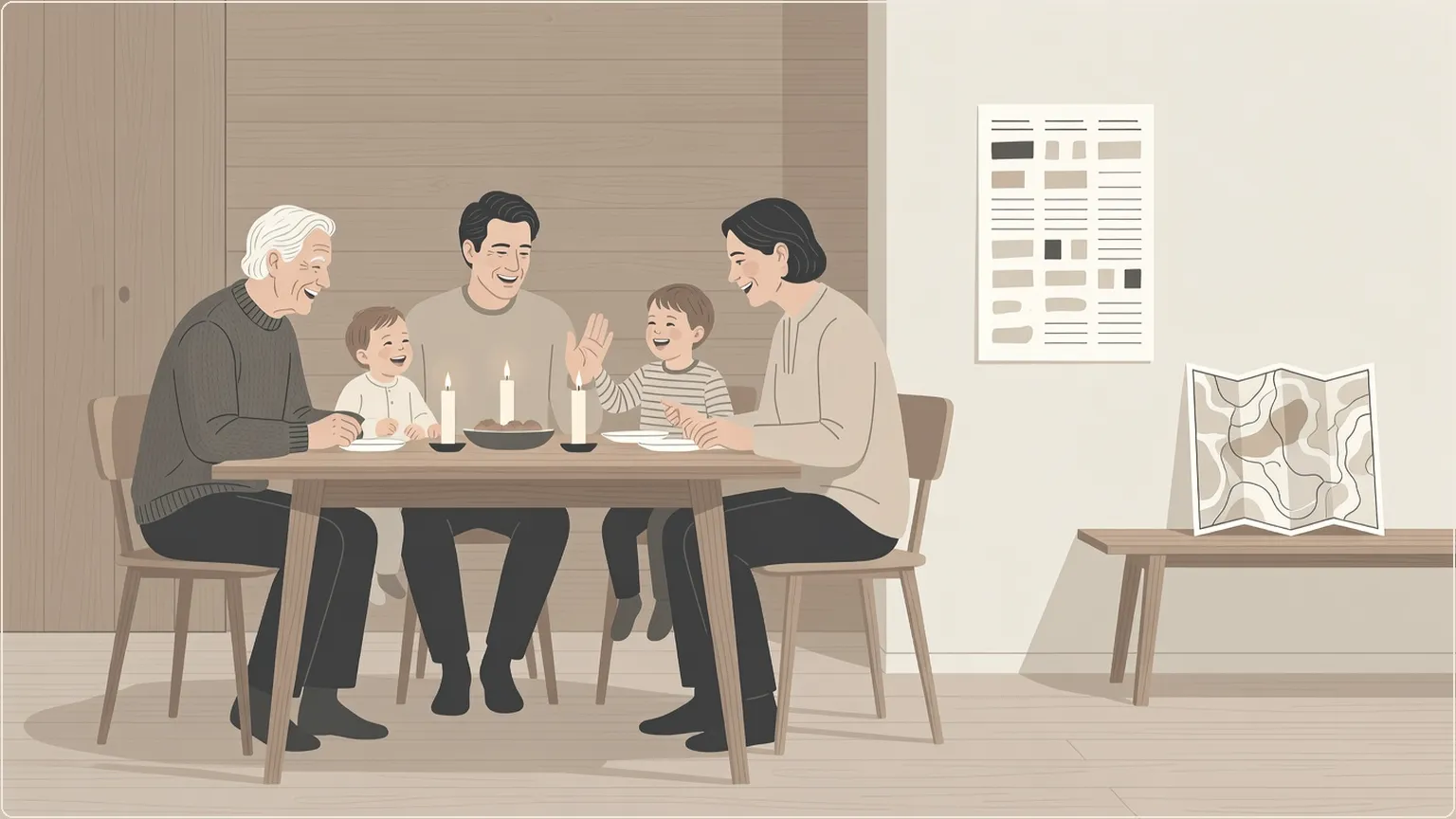 Mysig nordisk familjebandning genom praktiska vardagssteg