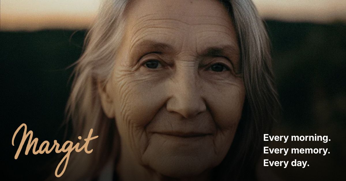 Margit – Dagliga AI-samtal för kognitiv hälsa hos äldre